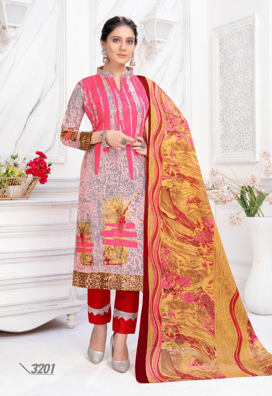 Cotton Pluse Meera 32 Latest Fancy Designer Regular Casual Wear Printed Pure Cotton Dress Materials Collection 